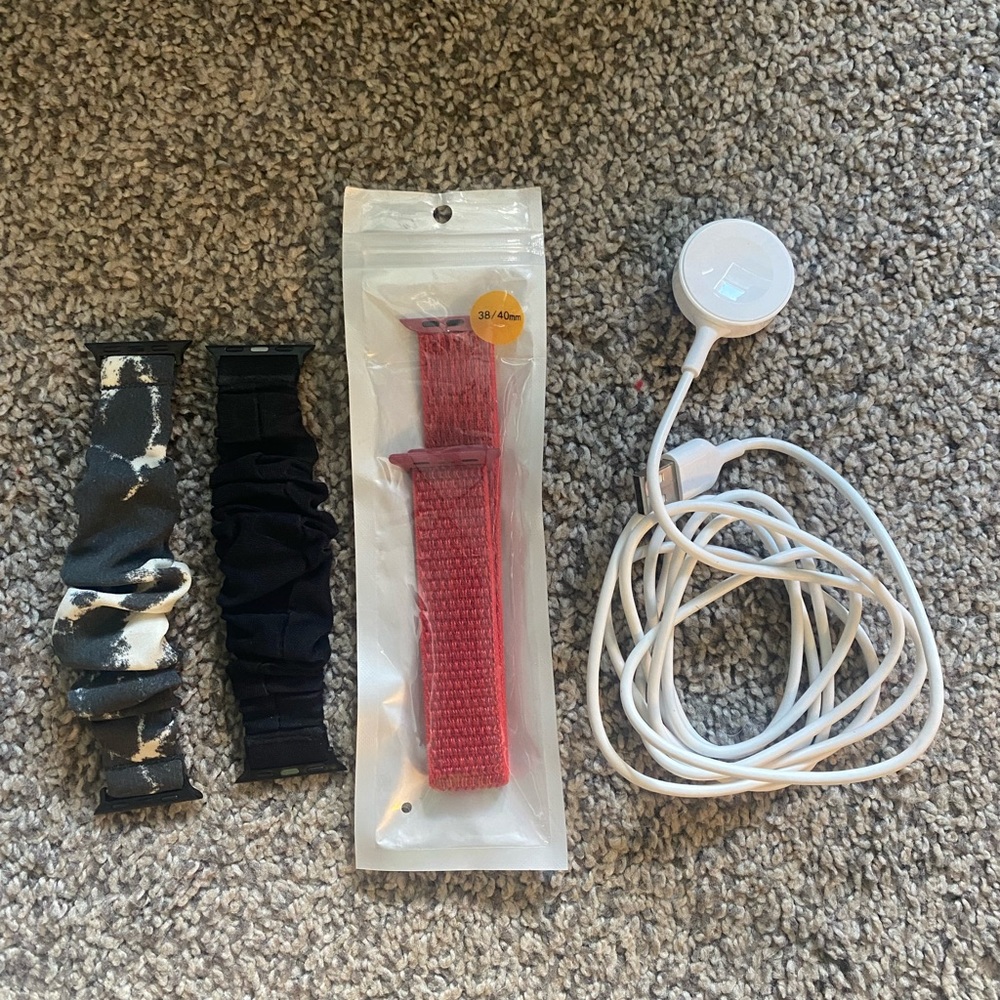Apple Watch charger and Watch Bands